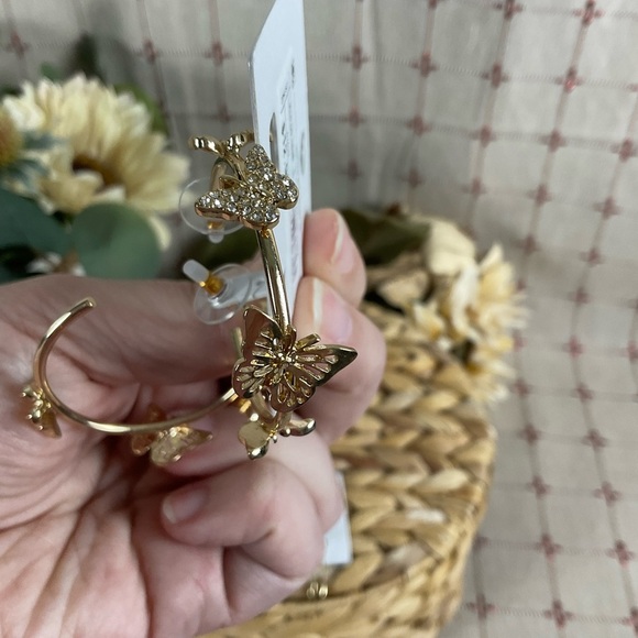 Sugarfix by Baublebar Earrings Bundle 10 Total Hearts Pearls Butterflies New - Picture 9 of 10